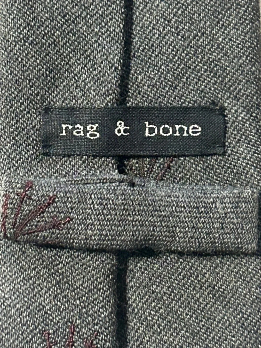 Rag & Bone Sword Tie Wool Silk